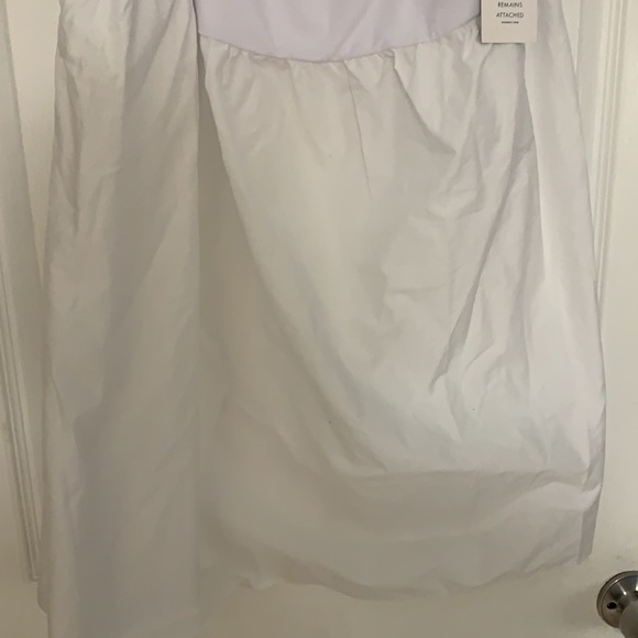 Eloquii white puff sleeve mini babydoll NWOT - Picture 3 of 9